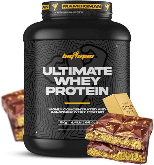 BigMan Ultimate Whey 2kg Dubai Chocolate | Proteína Concentrada con BCAA y Glutamina