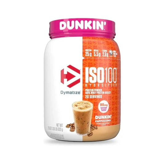 ISO 100 DUNKIN 1.4LB CAPUCCINO EDICION LIMITADA - DYMATIZE