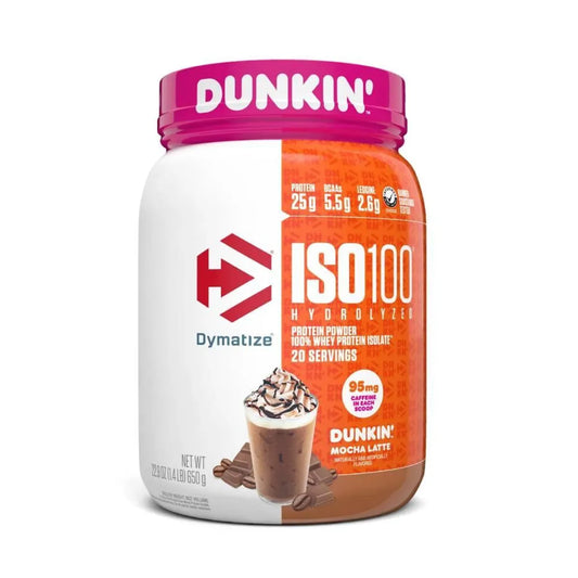 ISO 100 DUNKIN 1.4LB Mocha Latte EDICION LIMITADA - DYMATIZE