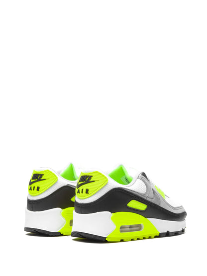 Nike Air Max 90 Blanco/Gris/Negro/Verde Volt