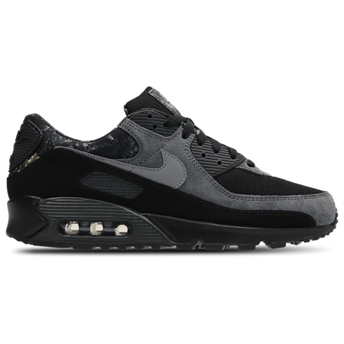 Nike Air Max 90 Black-Mtlc Cool Grey-Dk Smoke
