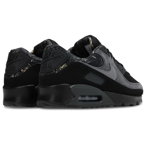 Nike Air Max 90 Black-Mtlc Cool Grey-Dk Smoke