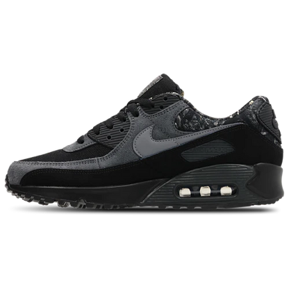 Nike Air Max 90 Black-Mtlc Cool Grey-Dk Smoke