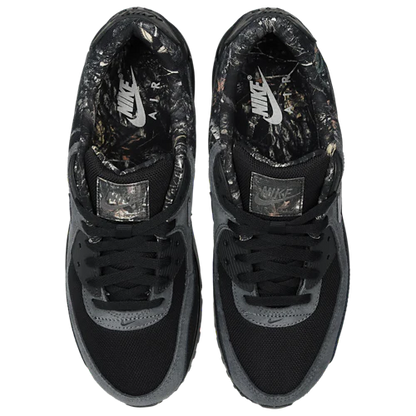 Nike Air Max 90 Black-Mtlc Cool Grey-Dk Smoke