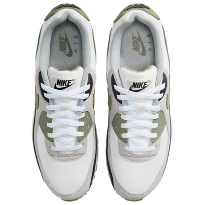 Nike Air Max 90 Summit White-Silver-Green