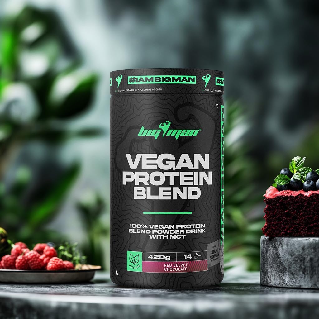 Pack BigMan Vegan Protein Blend 420g + Creatina 180g | Proteína Vegana