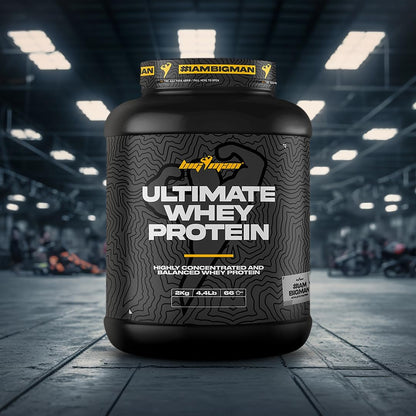 BigMan Ultimate Whey 2kg Cookies | Proteína Concentrada con BCAA y Glutamina