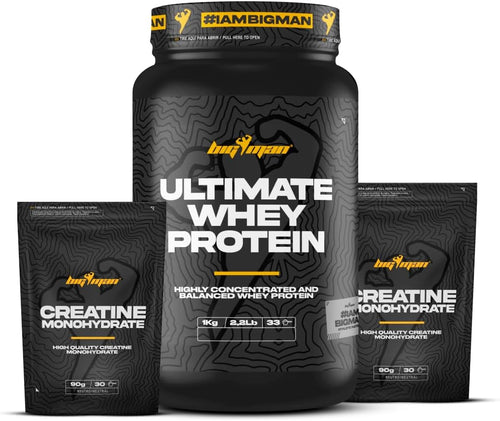 Pack BigMan Ultimate Whey 1kg + Creatina 180g | Proteína de Suero