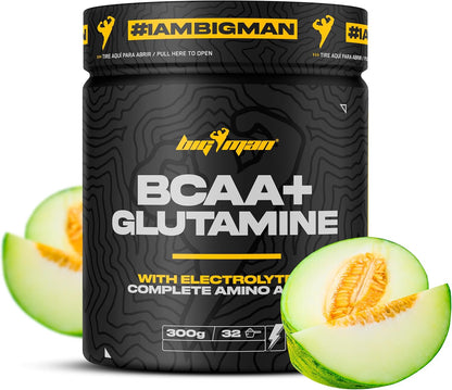 Pack BigMan BCAA & Glutamina + Electrolitos 300g Melon | Aminoácidos y Minerales