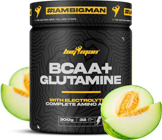 Pack BigMan BCAA & Glutamina + Electrolitos 300g Melon | Aminoácidos y Minerales