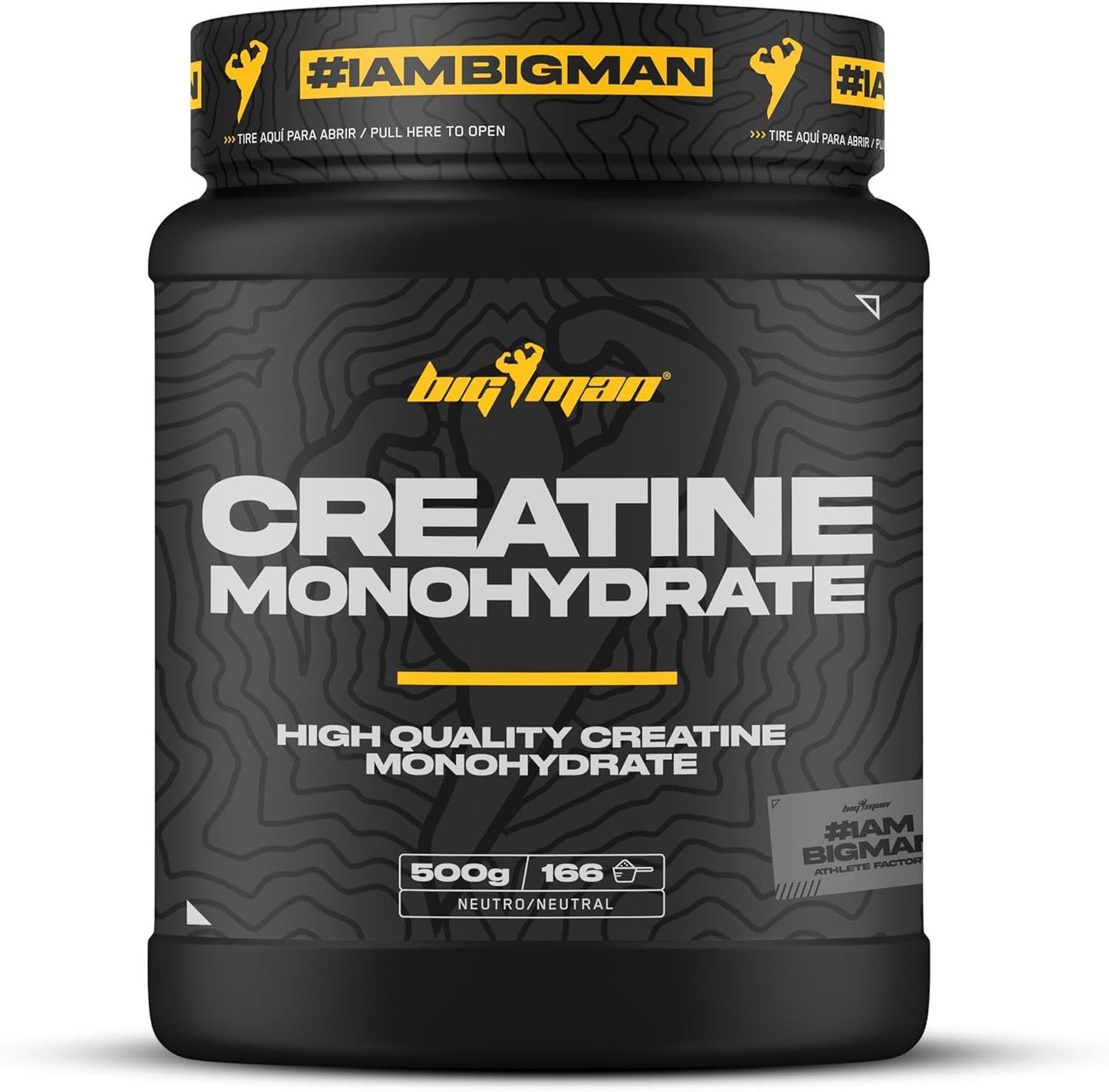 BigMan Creatina Monohidrato 500g Neutral | 200 Mesh