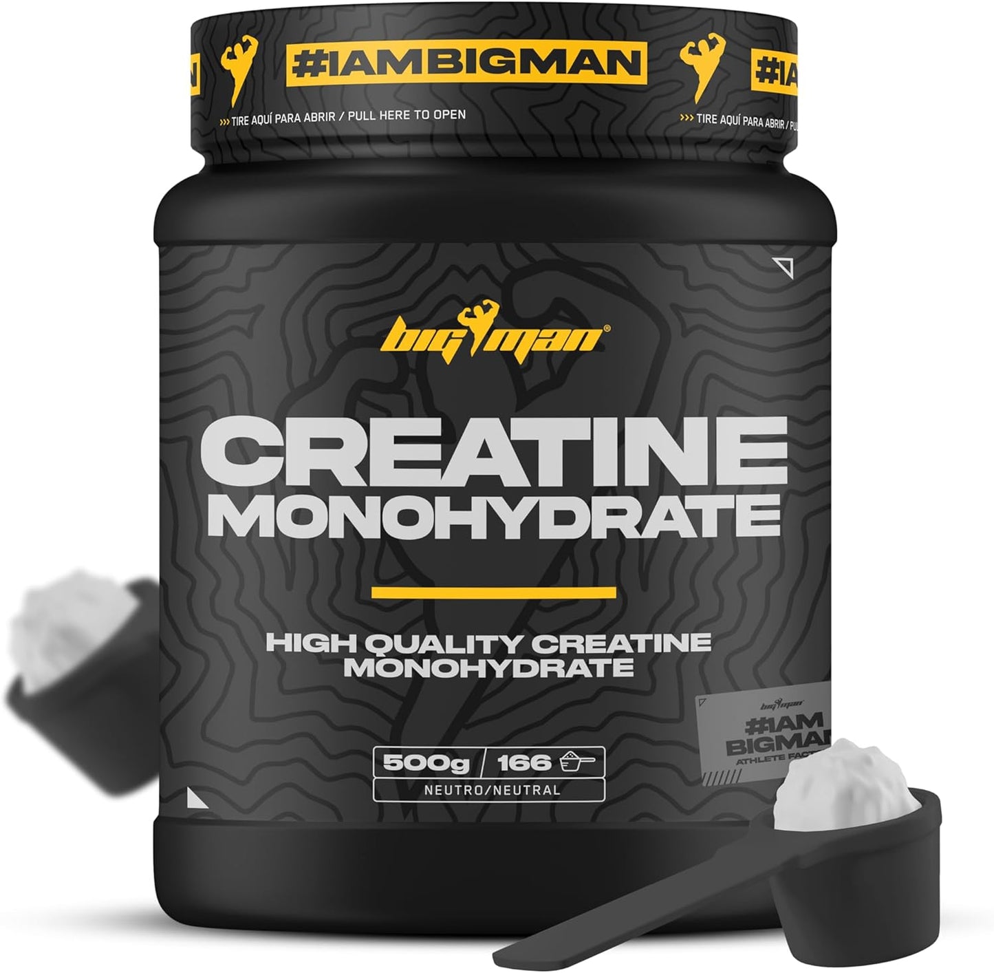 BigMan Creatina Monohidrato 500g Neutral | 200 Mesh