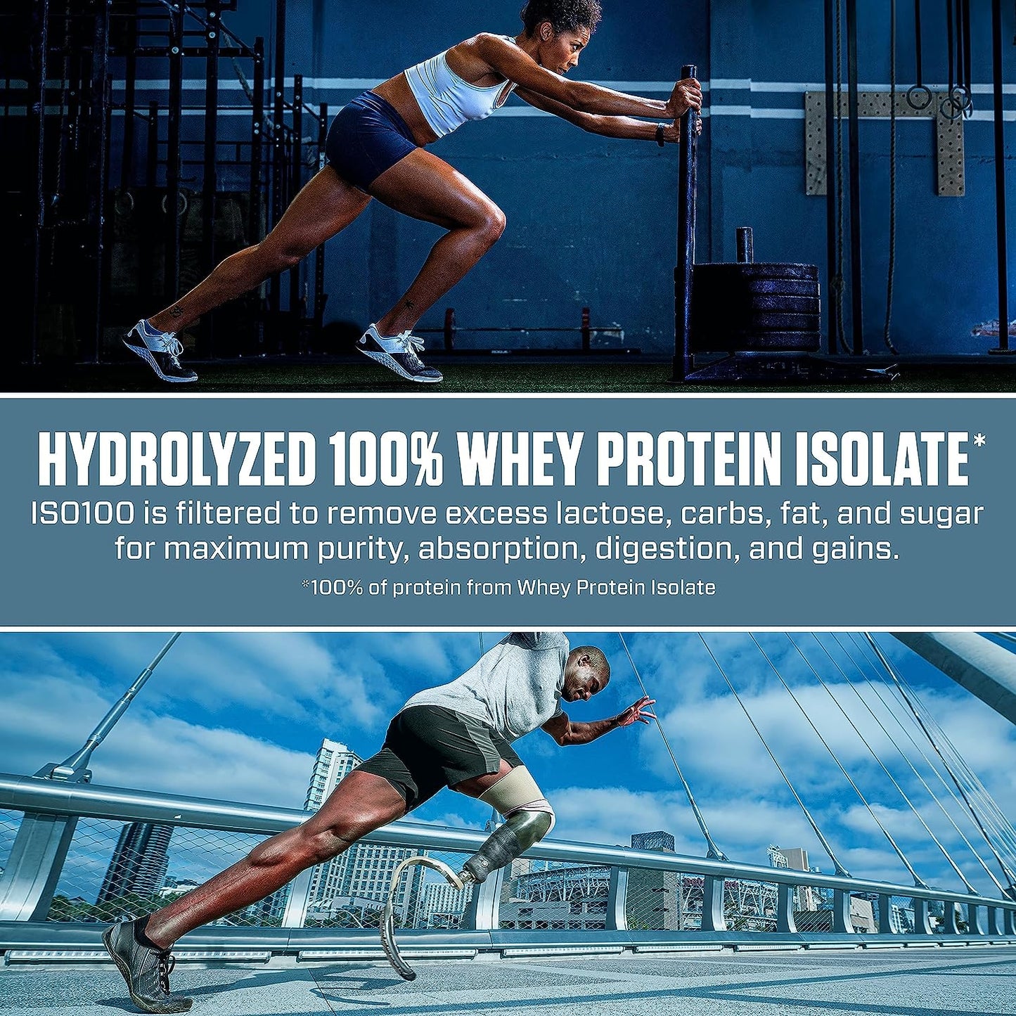 ISO 100 Dymatize 5 LB · 71 Porciones · Barrita Dubai + Shaker de Regalo — 60% OFF