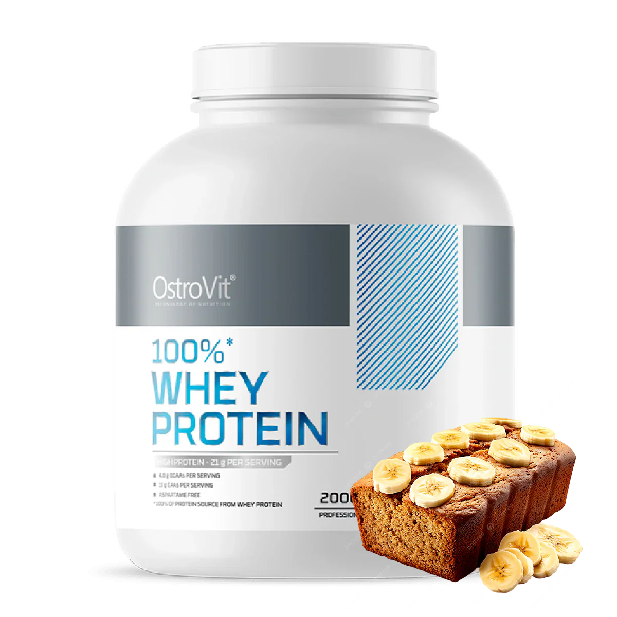 100% Whey Protein 4.4 Lbs Ostrovit
