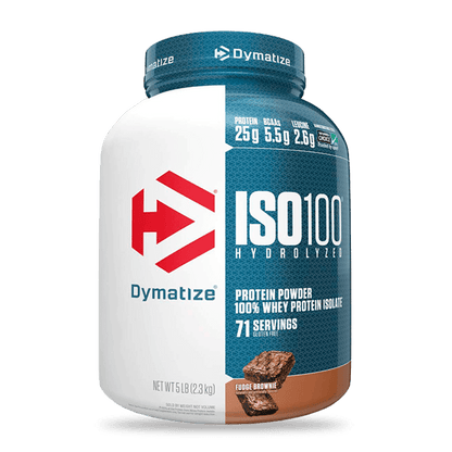 ISO 100 Dymatize 5 LB · 71 Porciones · Barrita Dubai + Shaker de Regalo — 60% OFF