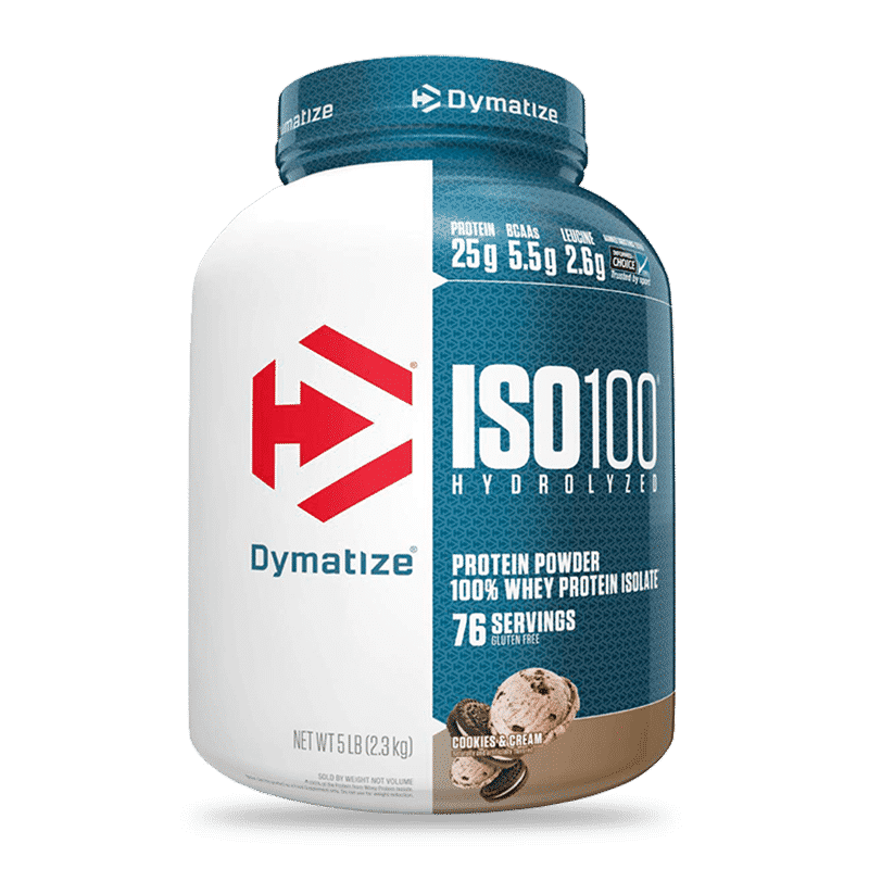 ISO 100 Dymatize 5 LB · 71 Porciones · Barrita Dubai + Shaker de Regalo — 60% OFF