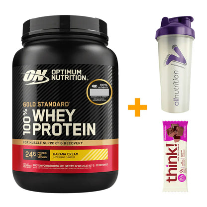Pack Gold Standard, Optimum Nutrition Whey Protein 2 Lb