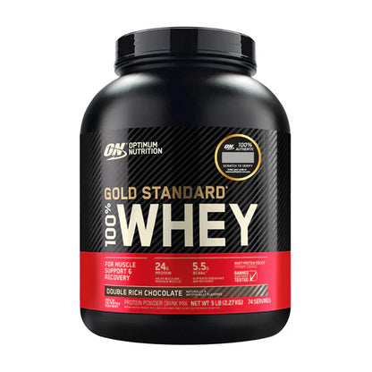 Pack Gold Standard, Optimum Nutrition Whey Protein 5 Lb, Original