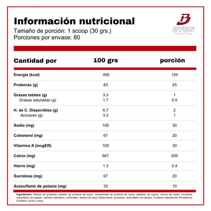 Prostar Whey, Whey Protein (5 Lb) - Original - Frutilla