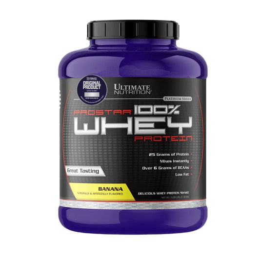 Prostar Whey, Whey Protein (5 Lb) - Original - Platano