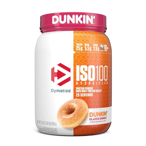ISO 100 DUNKIN 1.4LB Glazed Donut EDICION LIMITADA - DYMATIZE