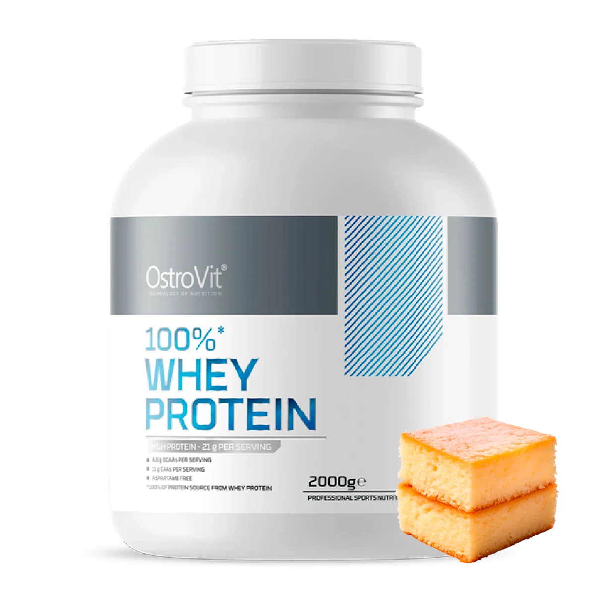 100% Whey Protein 4.4 Lbs Ostrovit