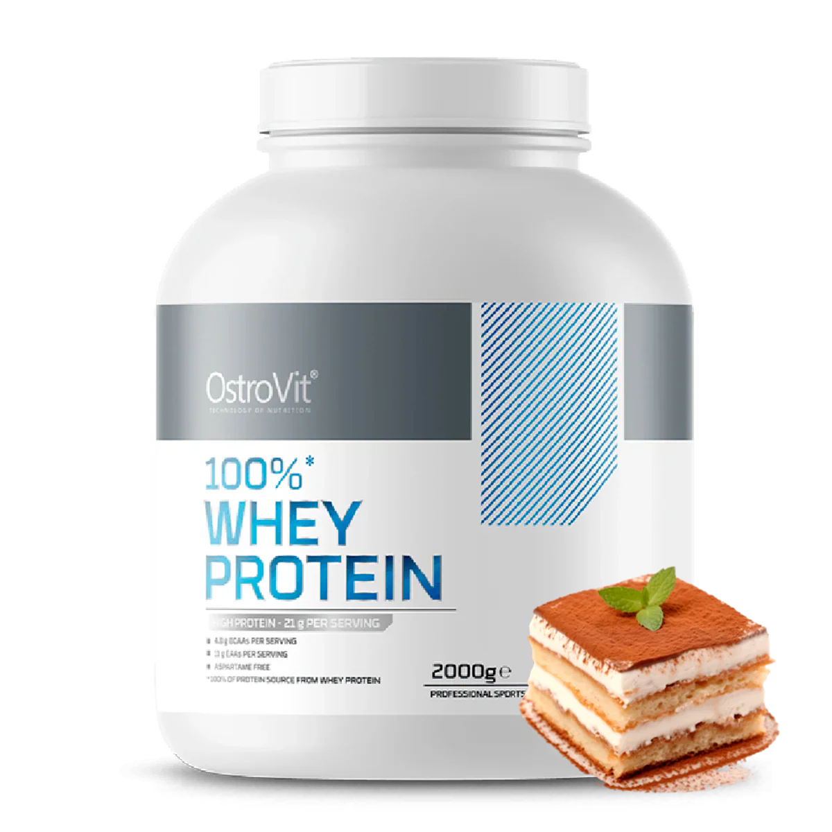 100% Whey Protein 4.4 Lbs Ostrovit